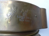 Saxon Lamp Co. Brass Car Light