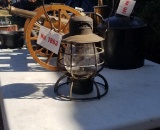 Armspear Mfg. Co Lantern w/Cracked NY NH & H RR Globe