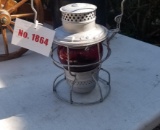 P R&R Lantern Red Globe