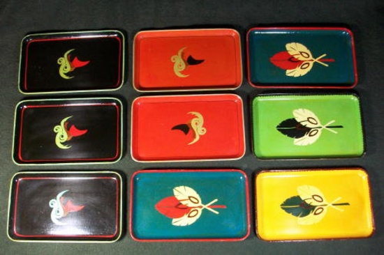 Mid Century Japanese Sushi Plates