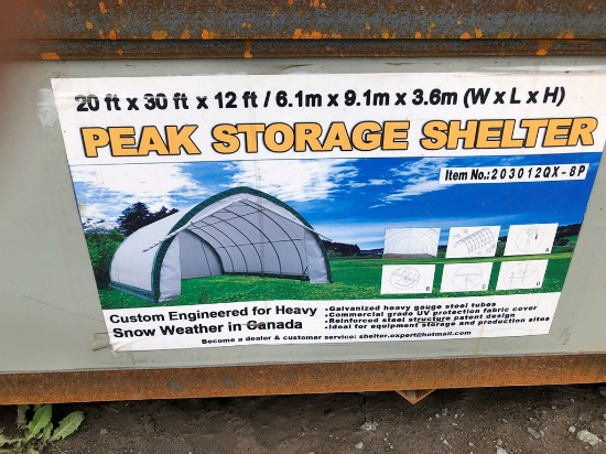 425: 20x30 storage shelter