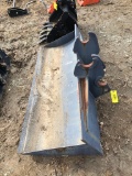 64 Kubota 5' Grading Blade for Excavator
