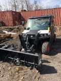 1405 Bobcat 3650 with Bucket, Blower, and Mower