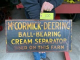 100 McCormick Cream Separator Sign