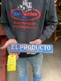 122 El Producto Cigars Sign