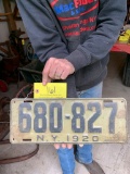 161 1920 New York License Plate
