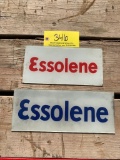 346 Glass Essolene Signs