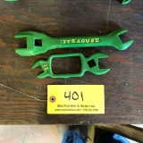 401 Two John Deere Syracuse Wrenches