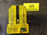 429 VanWeaver & Hoste Caterpillar & John Deere Thermometer and Rain Gauge