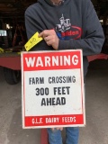 68 GLF Farm Crossing Tin Sign