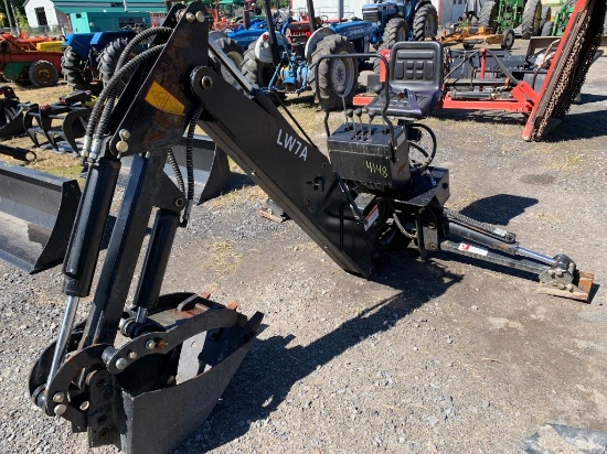 4148 3pt Hitch Backhoe w/ Hydraulic Thumb