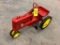 1948 1980's John Deere Coffin Block A Pedal Tractor