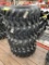 2019 Set of (4) New 10-16.5 Skid Steer Tires