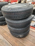 2021 Set of (4) New ST225/75R15 Trailer Tires/Wheels