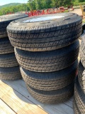 9014 Set of (4) New ST225/75R15 Trailer Tires/Wheels