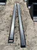 9027 New Pair of 8ft Pallet Fork Extensions