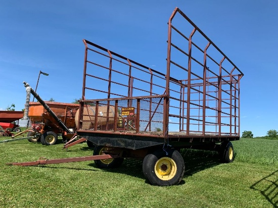 10 Pequea 8x18 Steel Kicker Wagon