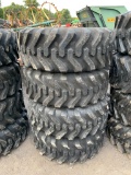 2606 Set of (4) New 10-16.5 Skid Steer Tires