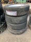 2617 Set of (4) New ST205/75R15 Trailer Tires/Wheels