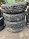 2618 Set of (4) New ST235/80R16 Trailer Tires/Wheels