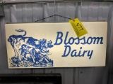 477 Blossom Dairy Sign