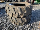 5670 Pair of Armstrong 16.9-28 Backhoe Tires