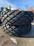 5687 Pair of Unused Goodyear Earthmover 30.00-33 Tires