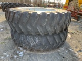 5690 Pair of Firestone 18R-42 Radial Tires