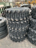 9006 Set of (4) 12-16.5 Skid Steer Tires