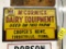 134 McCormick Dairy Equipment Sign