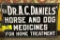 194 NOS Dr. AC Daniels Horse & Dog Medicines Sign