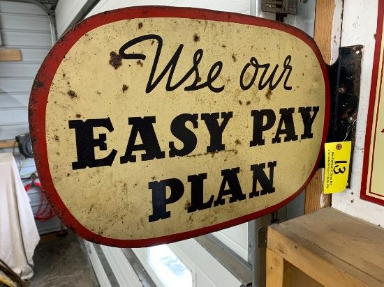13 Easy Pay Plan Flange Sign