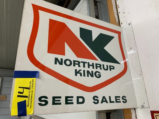 14 Northrup King Seed Sales Flange Sign