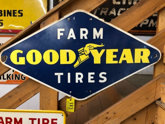 183 Goodyear Farm Tires Sign