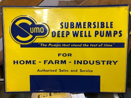 185 NOS Sumo Well Pumps Sign