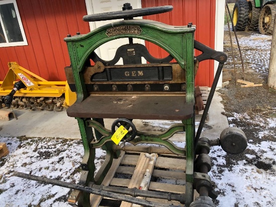 246 Howard Iron Works Book Binding Press