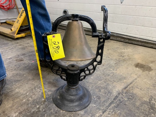 286 Small Brass Bell with Stand
