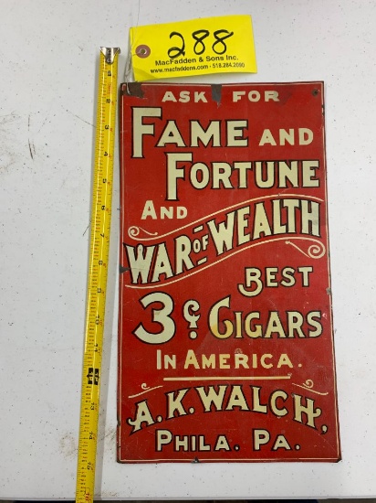 288 Fame & Fortune Sign