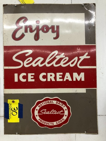 30 Sealtest Ice Cream Sign