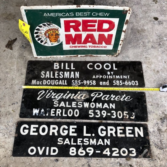 313 Red Man Sign