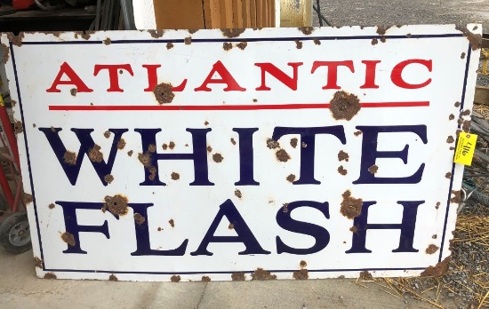 416 Atlantic White Flash Sign