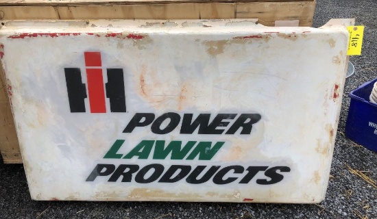 418 IH Power Lawn Products Sign