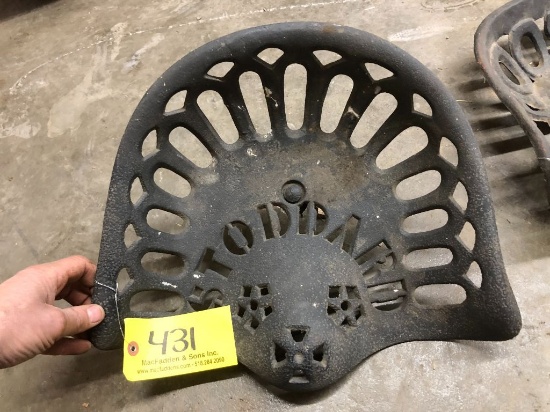 431 Stoddard Cast Iron Seat