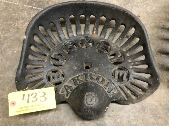 433 Buckeye Cast Iron Seat