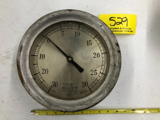 529 Crosby & Evans Steam Gauge
