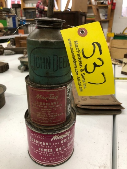 537 (3) Oil Cans