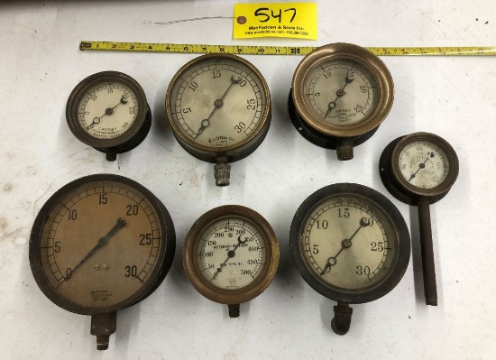 547 (7) Steam Gauges