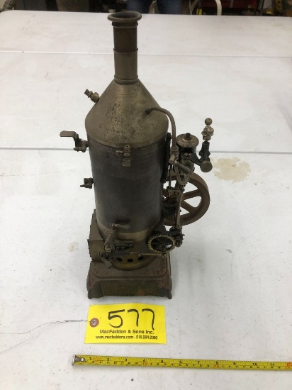 577 Large Upright Toy Steam Engine