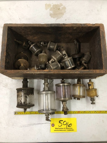 596 Box of Various Oilers