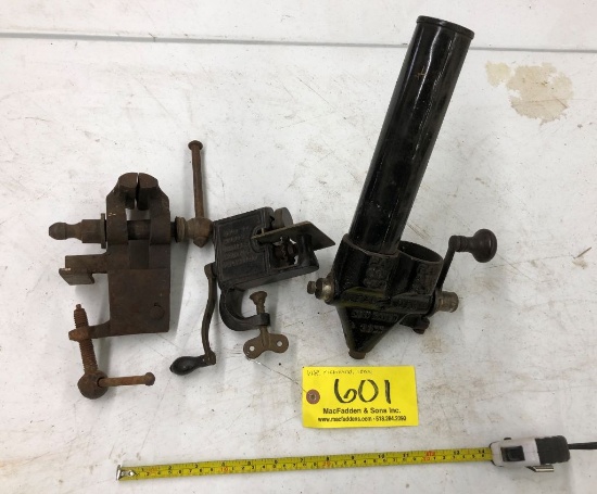 601 Vise, Richland Crimper, Ideal Valve